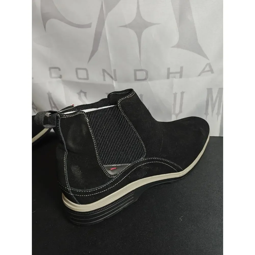 STACY ADAMS Men's 11.5 Tigran Black Men's Chelsea Boot NWT Blemishes